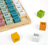 Toys BigJigs: Numéro Numeric Numeric Numec Board Number Tray