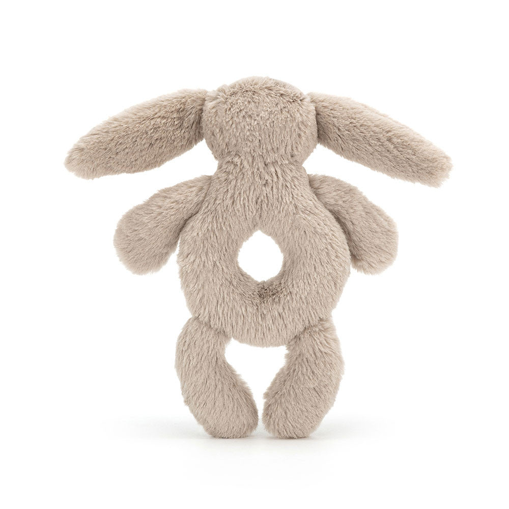 Jellycat: grzechotka króliczek Bashful Bunny Ring Rattle 18 cm