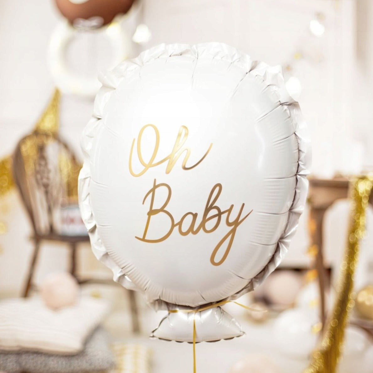 PartyDeco: Oh Baby Baby Foil Balloon 69 cm