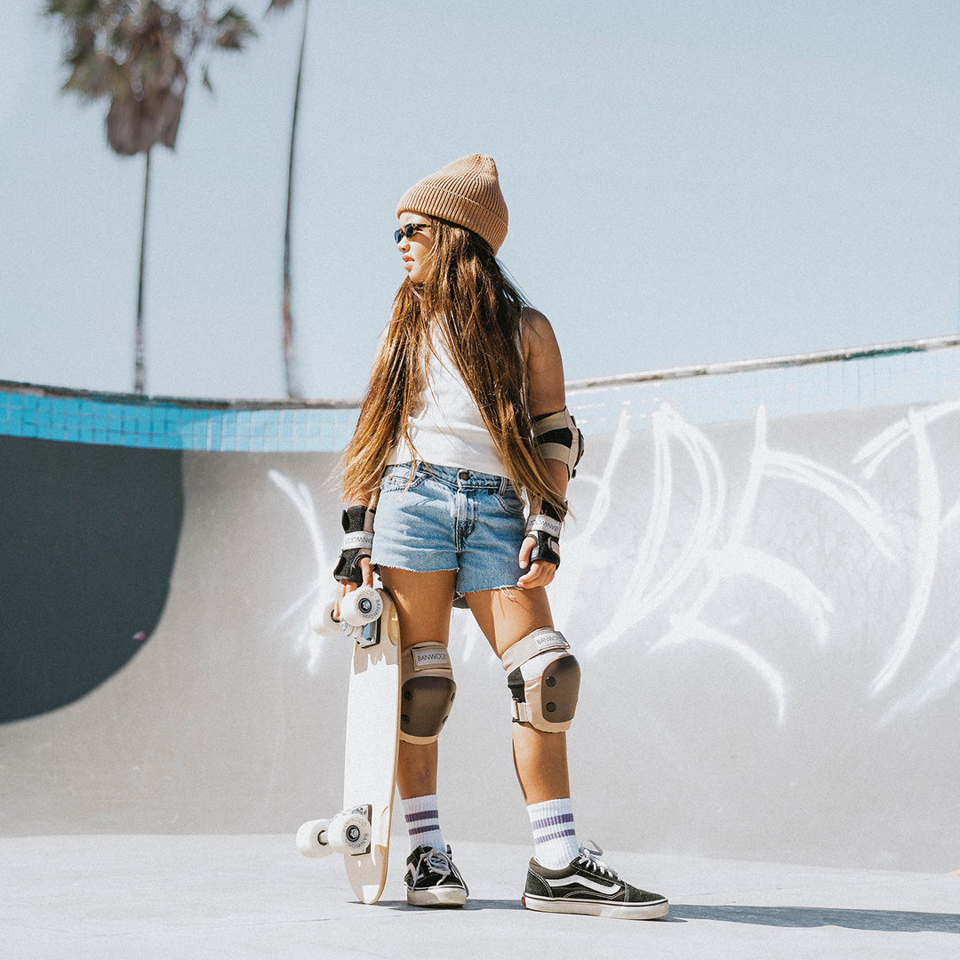 Banwood: Cream skateboard
