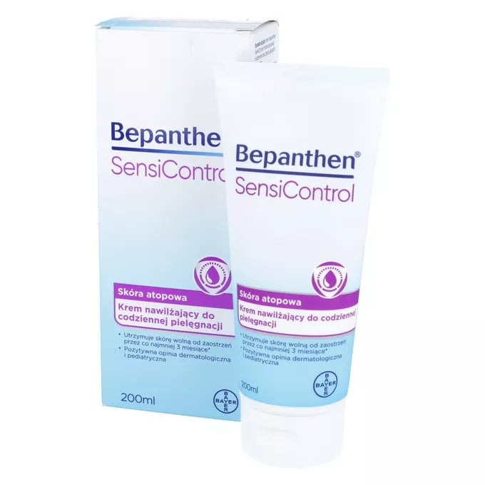 Bepanthen: nawilżający krem z prebiotykiem Bepanthen SensiControl 200 ml - Noski Noski
