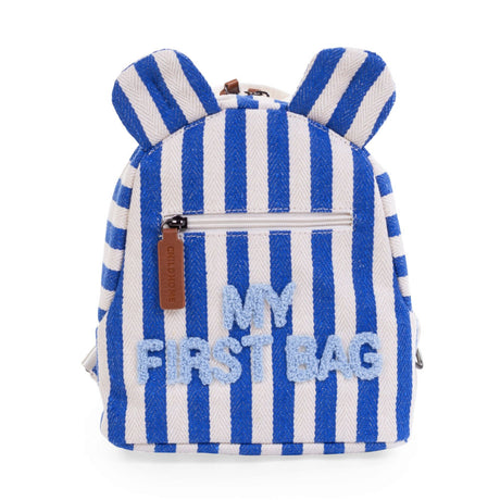 Plecak dla przedszkolaka Childhome My First Bag Electrique Blue, idealny na przygody dzieci.