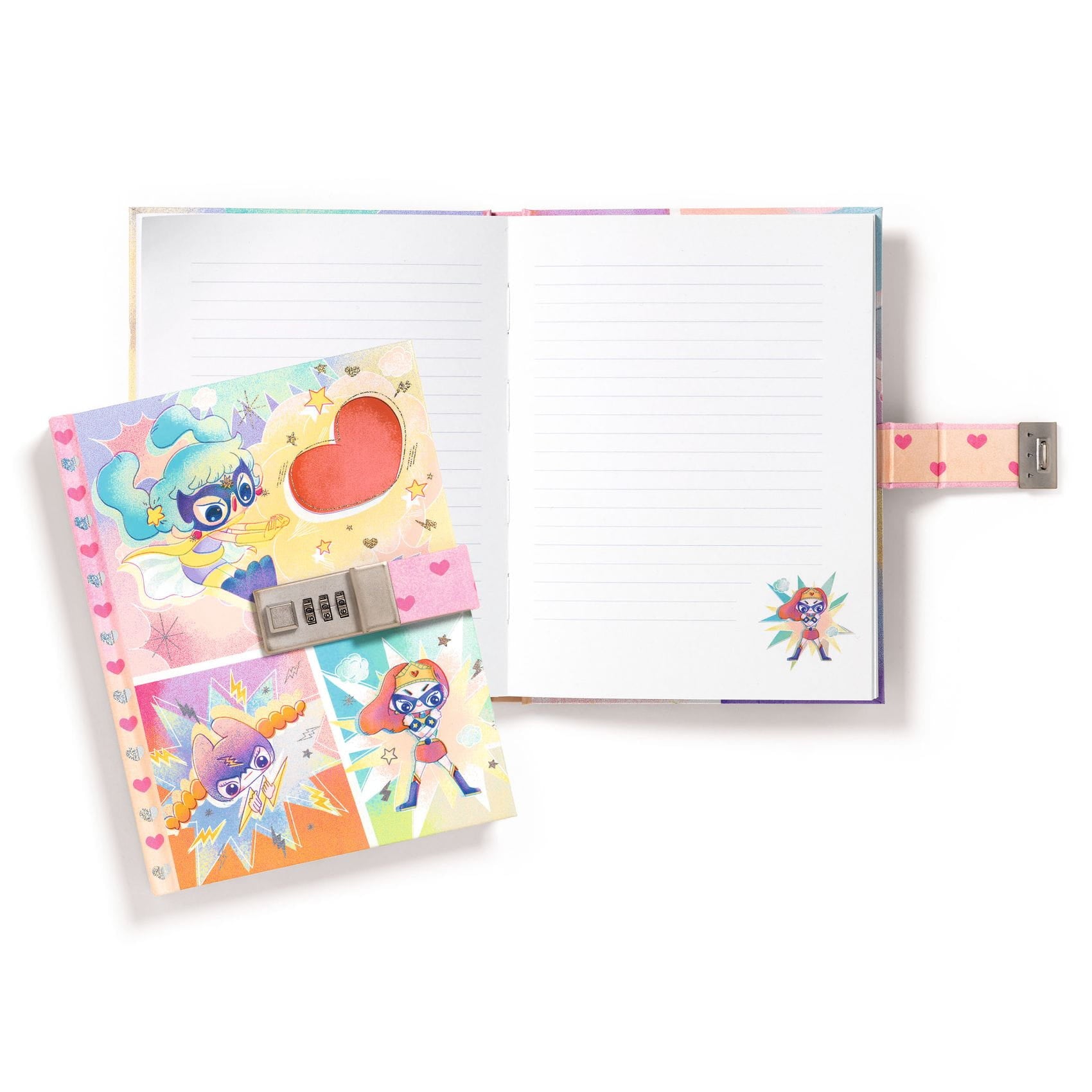 Djeco: sekretny pamiętnik na hasło Combination Lock Diary