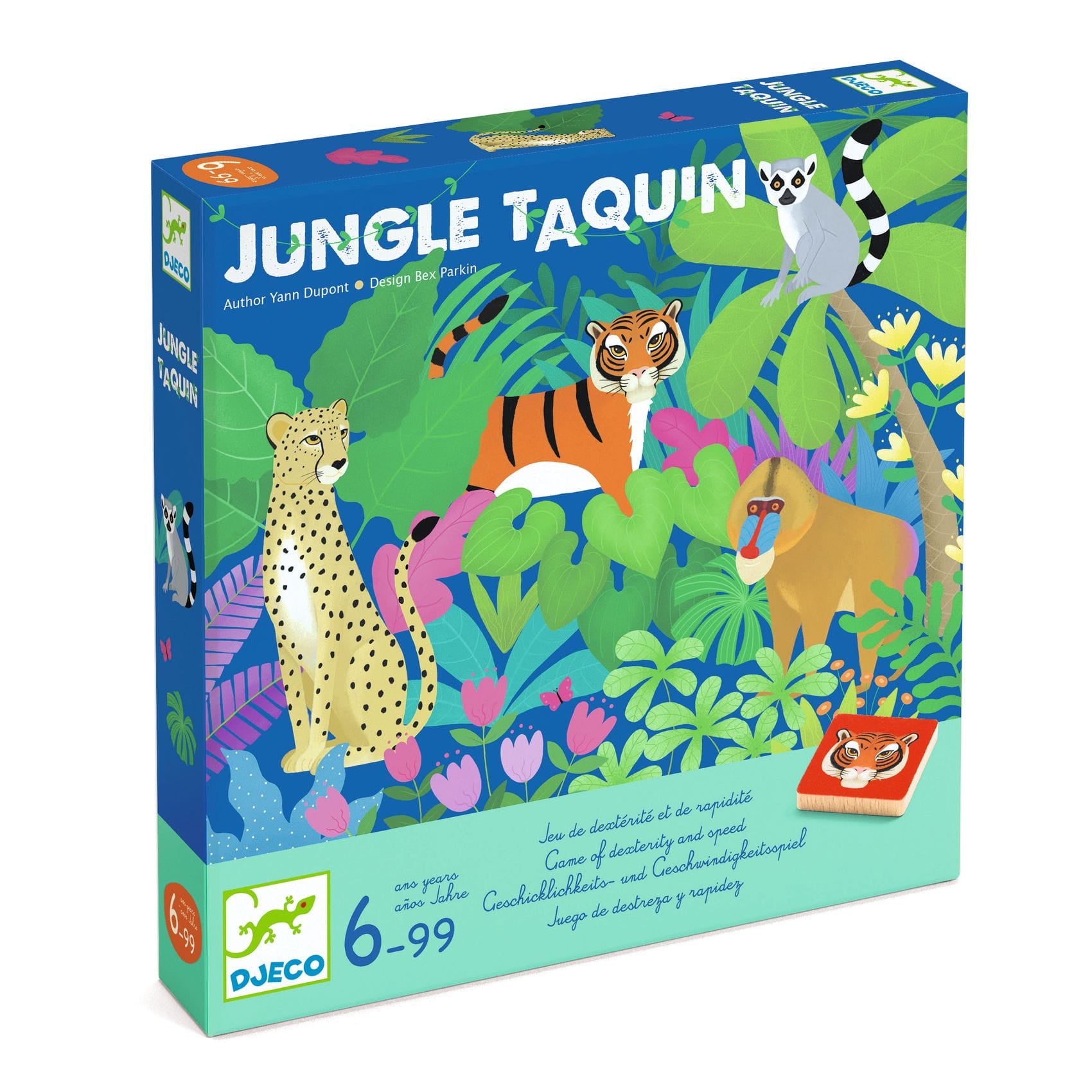 DJECO: jeu éducatif de la jungle taquin