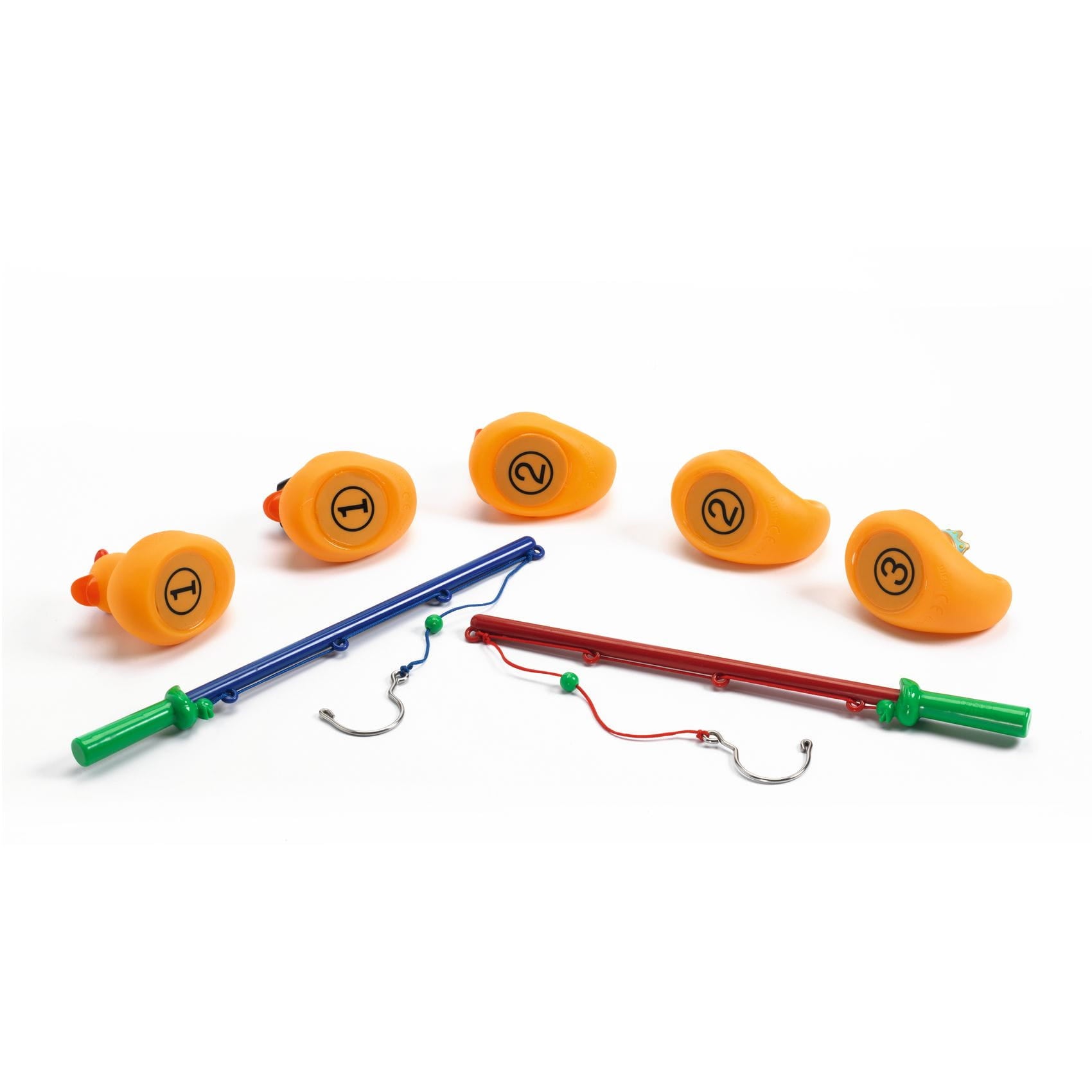 Djeco: A dexterity game with hook fishing yellow