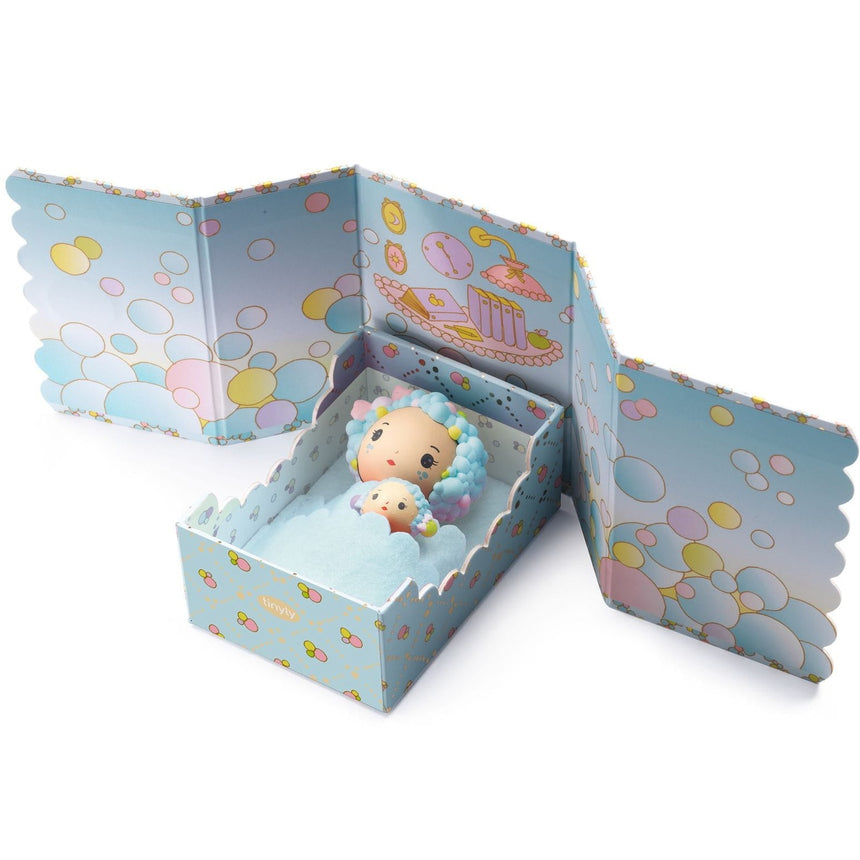Djeco: pokoik w magnetycznym pudełku Blue Tinylyroom