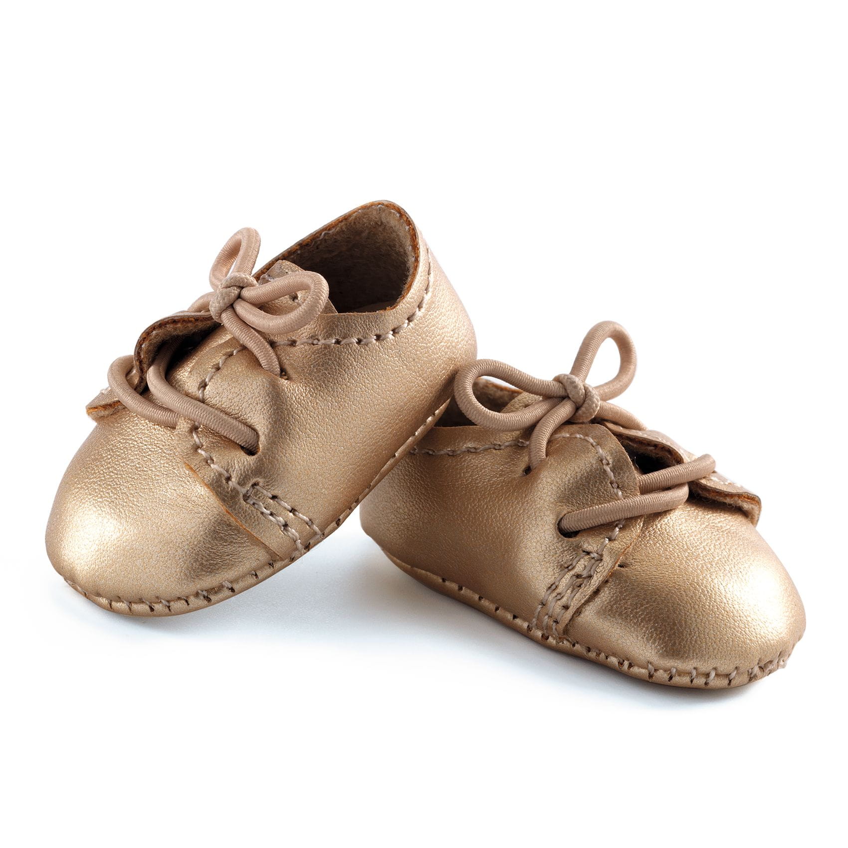 Poma: golden shoes for dolls
