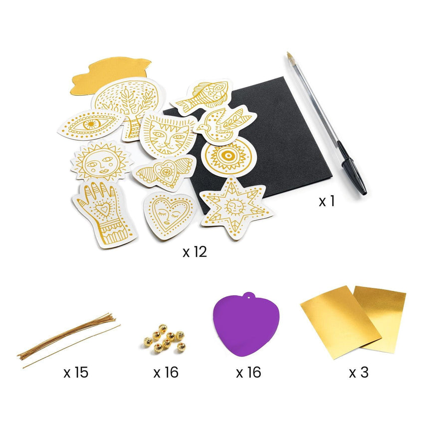 Djeco: zrób to sam Amulety Szczęścia DIY - Noski Noski