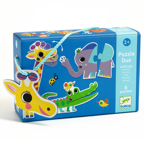 Djeco: puzzle duo Zwierzątka - Noski Noski