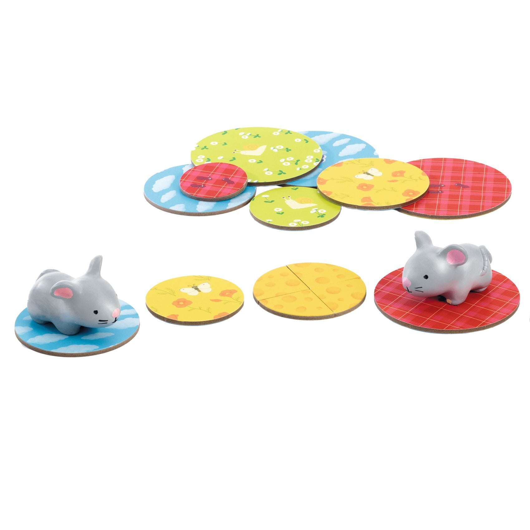 DJECO: Brettspiel -Maus und kleiner glücklicher Käse