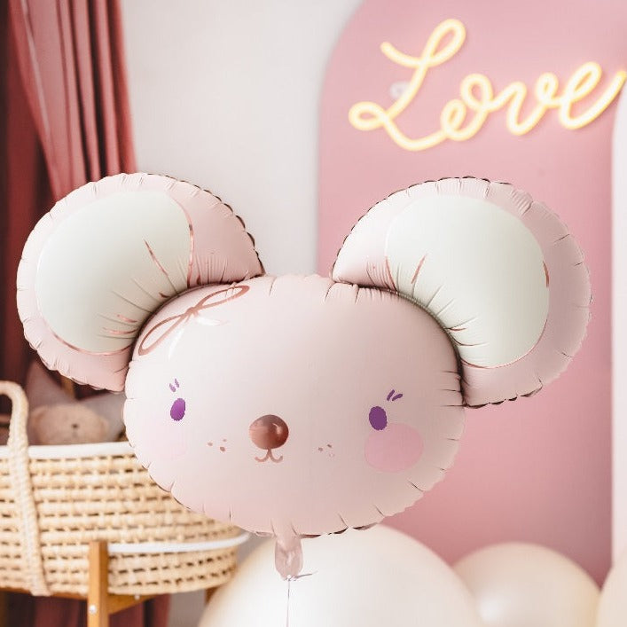 Partydeco: Foil balloon mouse 96 cm