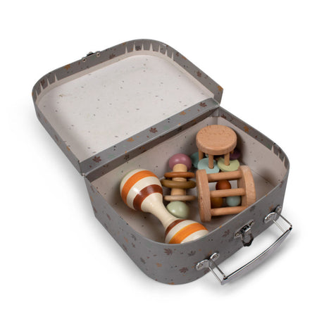 Zabawki sensoryczne Filibabba dla 3 i 4 latka w walizce, wspierające rozwój, piękne kolory, wysokiej jakości wykonanie.