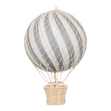 Balony Dekoracyjne Filibabba Grey 20 cm, ręcznie wykonane, z materiałów recyklingowych, skandynawska estetyka, ozdoba pokoju dziecka.