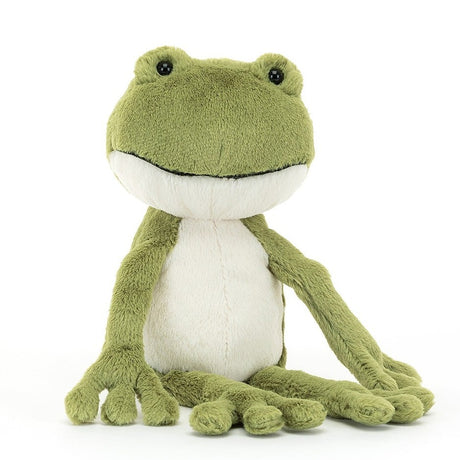 Pluszak Jellycat Finnegan Frog 23 cm - przemiła przytulanka żabka, idealna jako maskotka na prezent.