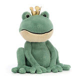 Maskotka żaba Jellycat Fabian Frog Prince 23 cm