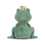 Maskotka żaba Jellycat Fabian Frog Prince 23 cm