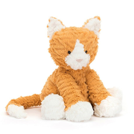 Kotek Jellycat Fuddlewuddle Ginger Cat - miękka pluszowa maskotka, idealna dla dzieci i dorosłych, trwała i bezpieczna.