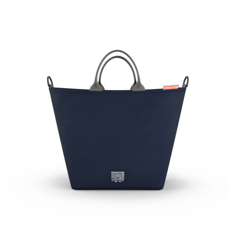 Pojemna torba do wózka Greentom Shopping Bag Blue z materiałów z recyklingu, idealna na zakupy dla eko-mam.