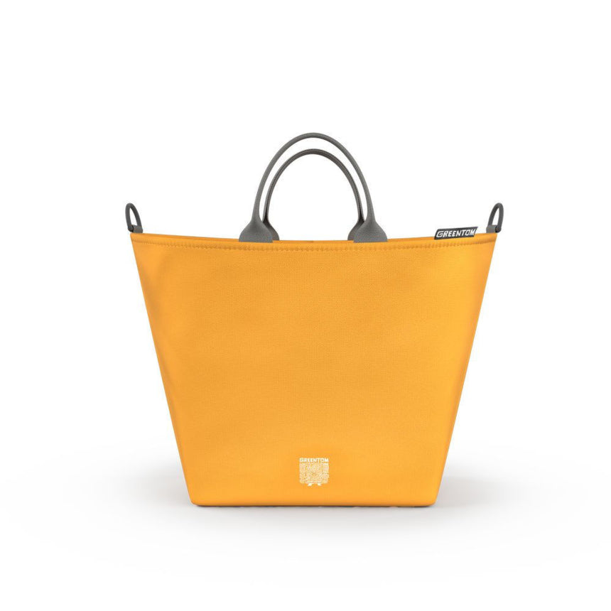 Ekologiczna torba shopper do wózka Greentom Sunflower na zakupy i akcesoria z materiałów z recyklingu.