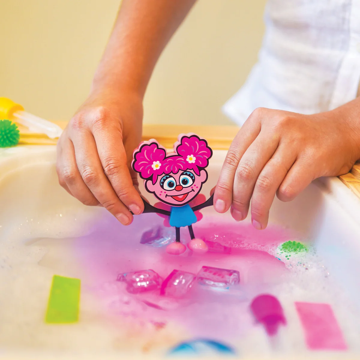 Glo Pals: Хлопець і світиться сенсорні кубики для датчиків освітлення води іграшки