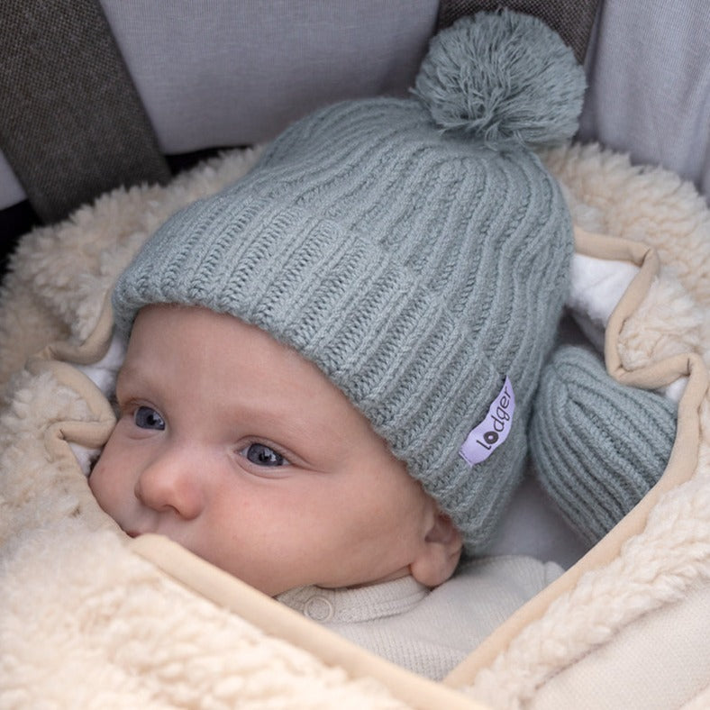 Lodger: gorra de lana de lana de lana de bebé merino