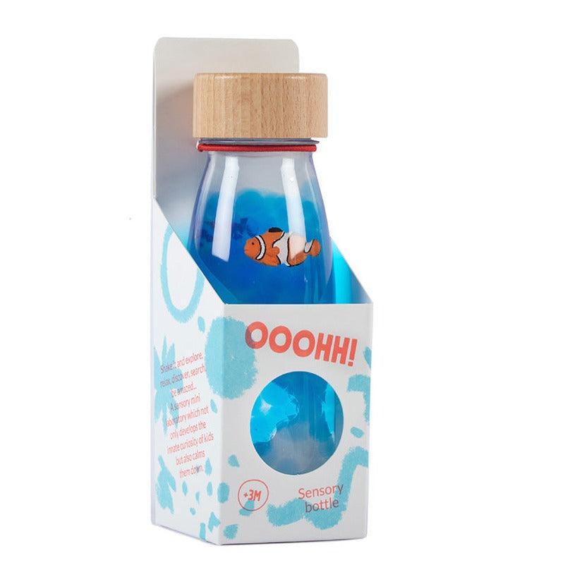 Petit Boum: butelka sensoryczna z dźwiękiem Ryba - Noski Noski