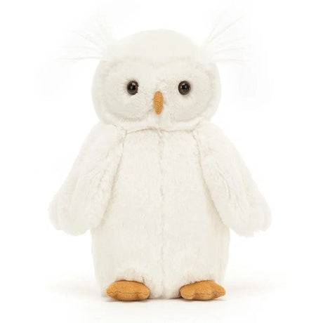 Pluszowa maskotka Sowa Jellycat Bashful Owl 24 cm, wyjątkowo miękka i puszysta, idealna dla dzieci.