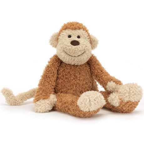 Pluszowa Małpka Kapucynka Jellycat 45 cm, urocza i puszysta, idealna przytulanka dla dzieci, w kolorze cappuccino.