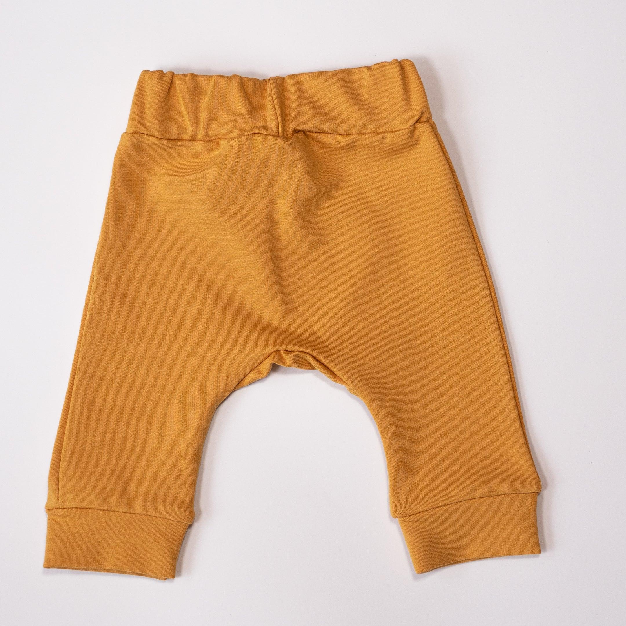 Kidealo: spodnie Basic musztardowe