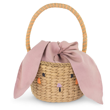 Uroczy koszyk wielkanocny Partydeco Bunny Basket w kształcie króliczka, idealny na świąteczny stół.