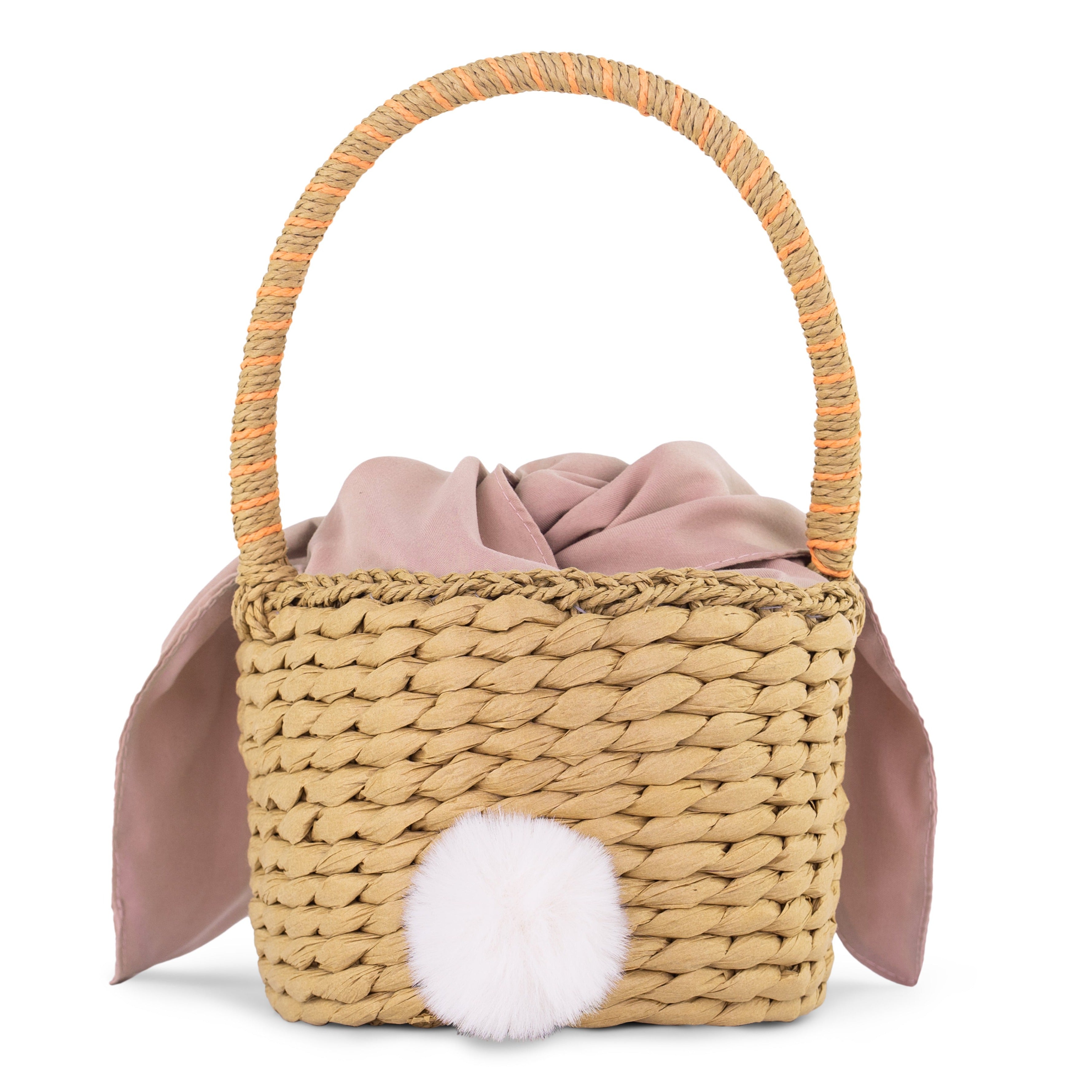 PartyDeco: pleciony koszyk króliczek Bunny Basket
