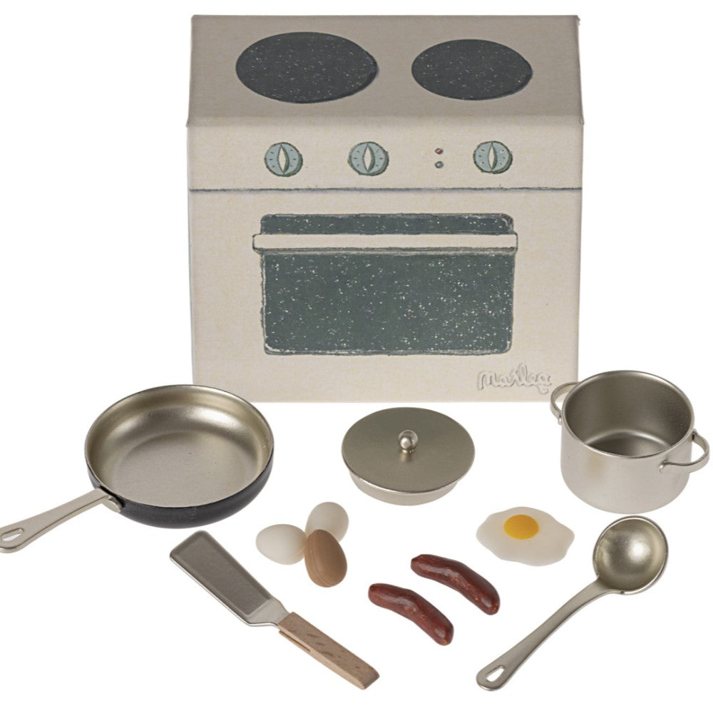 Maileg: Kit de cocina para cocinar ratones