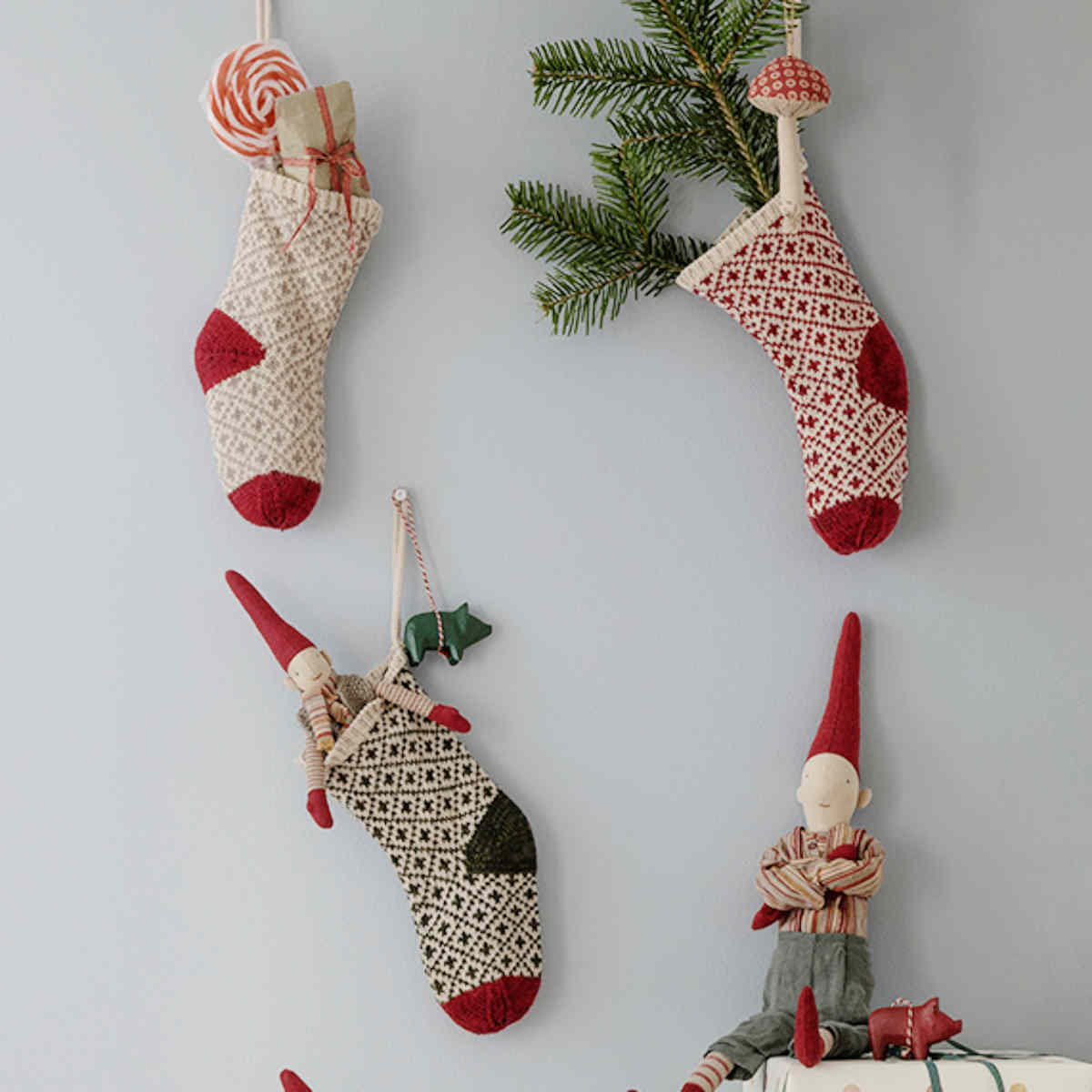 Maileg: Різдвяна прикраса шкарпетка