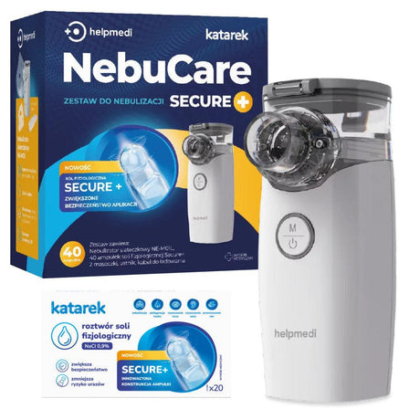 Helpmedi: zestaw do nebulizacji NebuCare Katarek Secure+ - Noski Noski