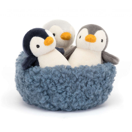 Duże przytulanki pingwiny Jellycat 11 cm, urocze i mięciutkie japońskie pingwiny przytulanki do gniazdka.