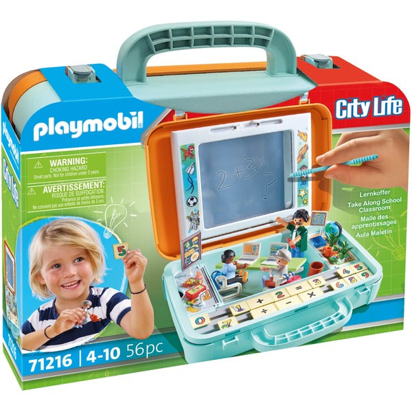 Playmobil: walizeczka edukacyjna ze znikopisem szkoła City Life