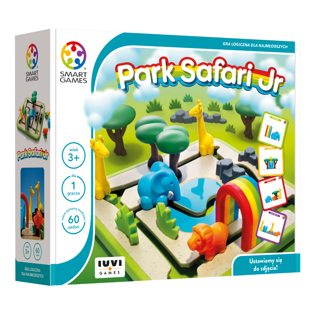 Jeux IUVI: magnétique logique Park Safari Jr Smart Games Park