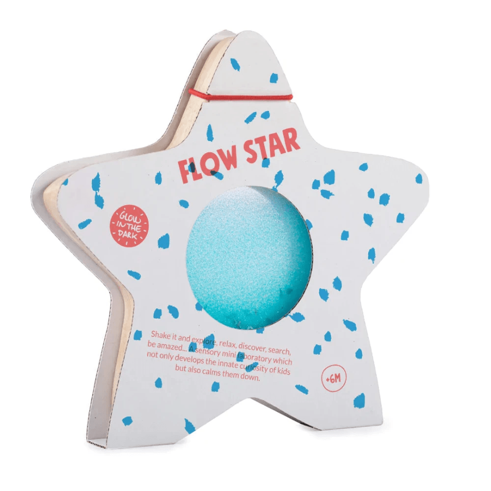 Petit Boum: zabawka sensoryczna świecąca w ciemności Gwiazda - Noski Noski