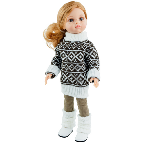 Lalka Paola Reina 04480 Dasha, ręcznie wykonana hiszpańska lalka dla dzieci, idealna do zabawy, czesania i przebierania.