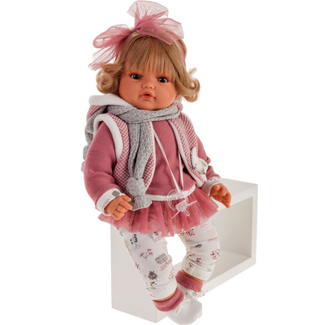 Hiszpańska lalka Antonio Juan Beni Chaleco bobas, realistyczna, ręcznie wykonana, idealna dla dziewczynek do zabawy.
