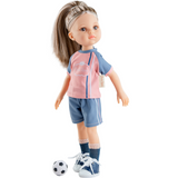 Lalka Paola Reina 04663 Monica Futbolista, hiszpańska, ręcznie wykonana, idealna lalka dla dzieci do kreatywnej zabawy.