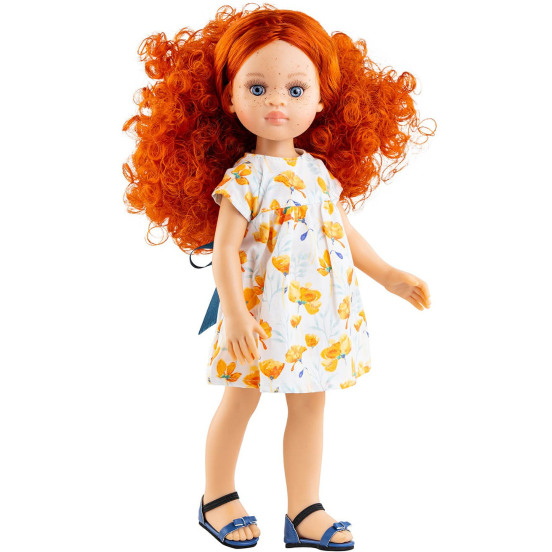 Paola Reina: muñeca española cabello rojo las amigas virgen 32 cm