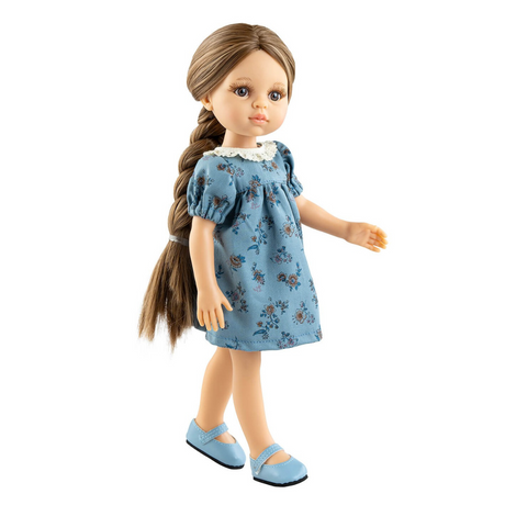 Hiszpańska lalka Paola Reina 32 cm, ręcznie robiona, pachnąca karmelem, idealna do zabawy, czesania i przebierania.