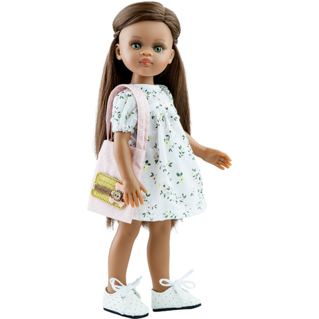Lalka Paola Reina Simona - ręcznie wykonana zabawka dla dziewczynek, idealna do przytulania, czesania i przebierania.