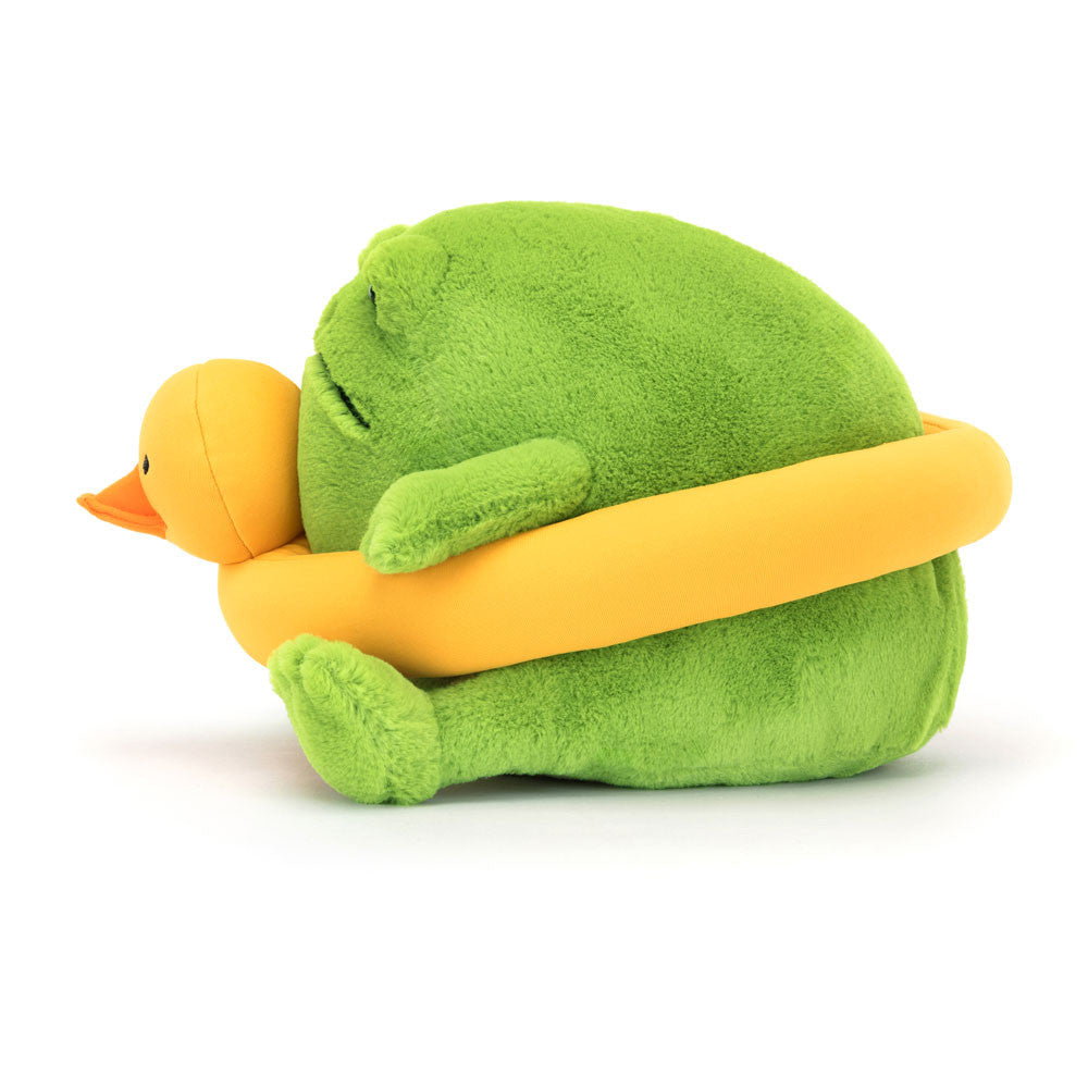 Jellycat: a plush frog with a Ricky Rain 18 cm swimming duck