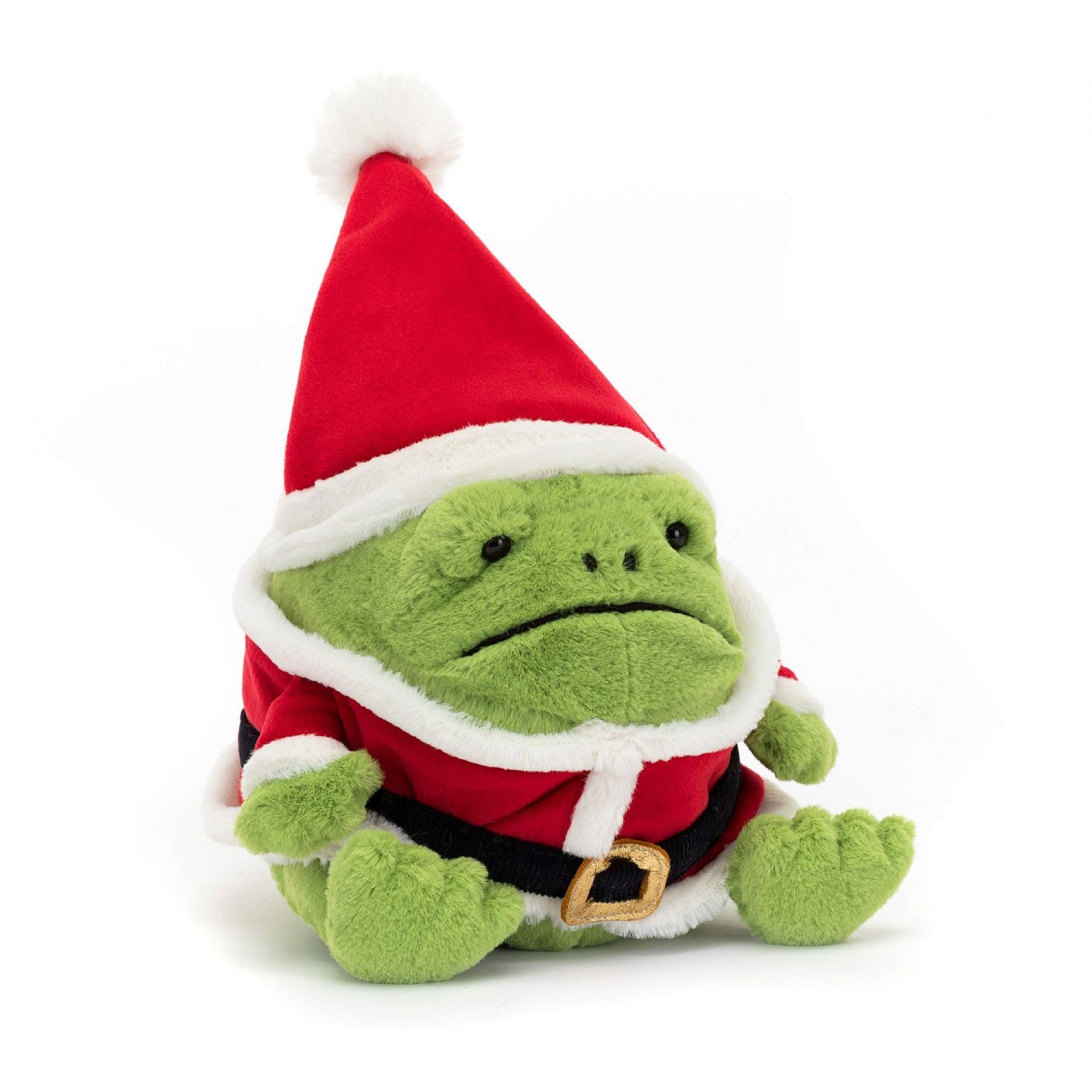 Jellycat: Cuddly Frog Saint Nicholas Santa Ricky Rain Frog 16 cm