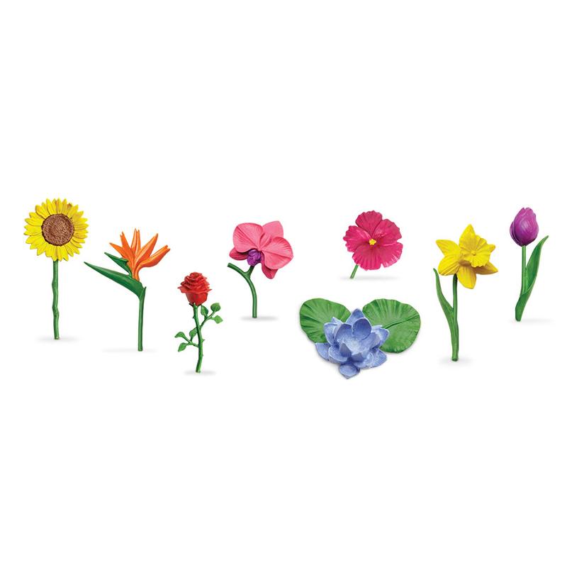 Safari Ltd: Фігури в Tuba Flowers TOOB 8 PCS.