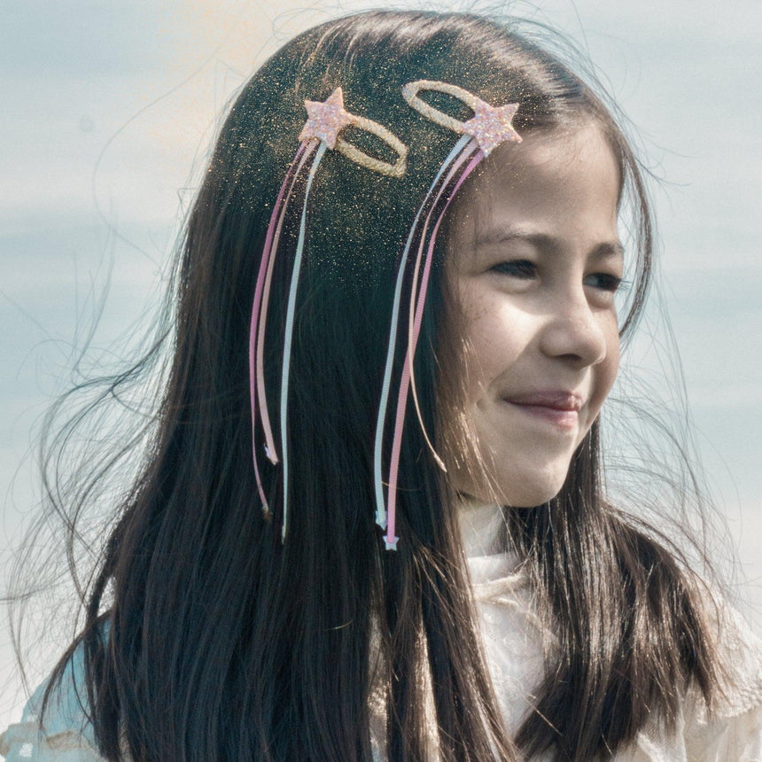 Rockahula Kids: spinki do włosów gwiazdki Starry Streamer - Noski Noski