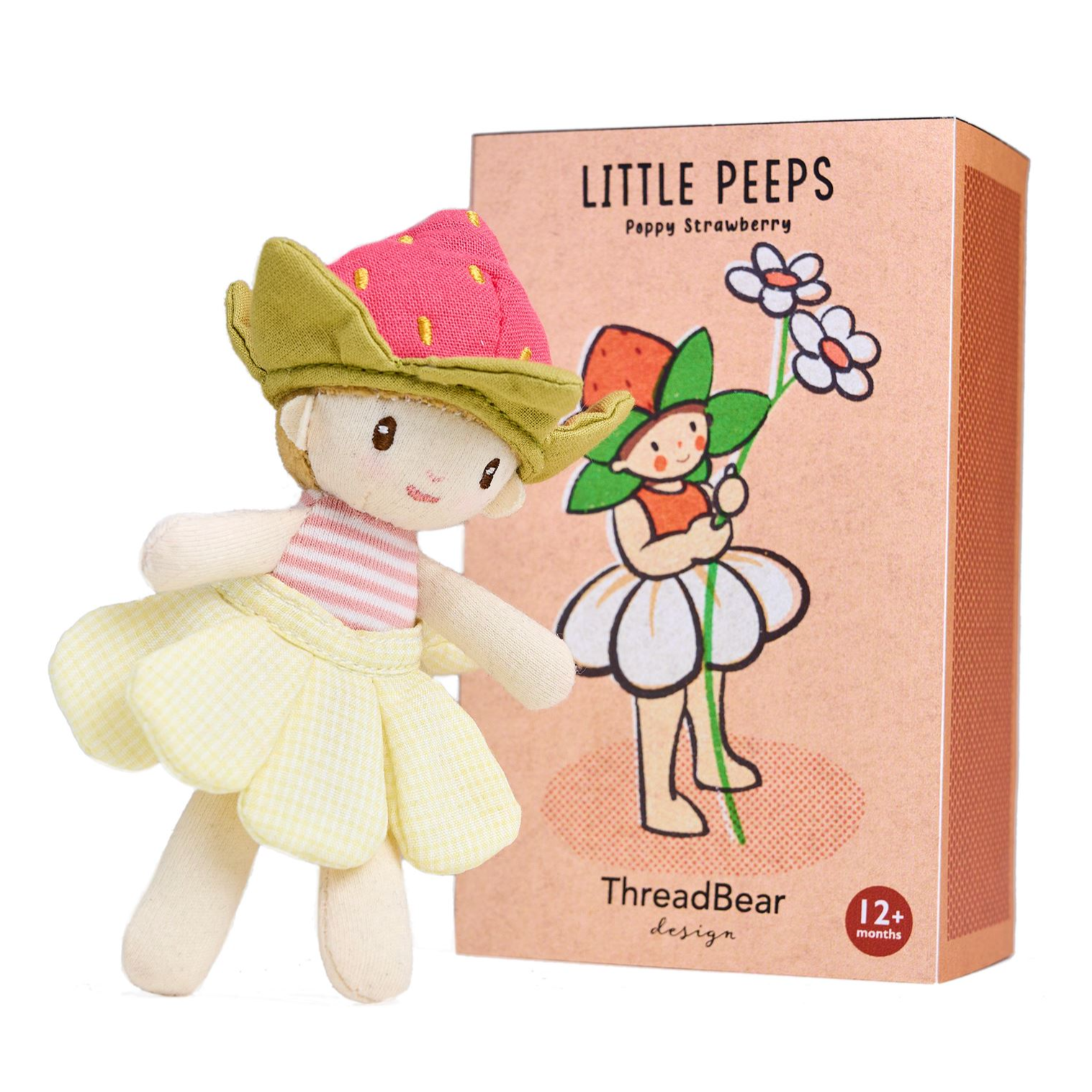 Diseño de Threadbear: Poppy Doll Cuddly Strawberry