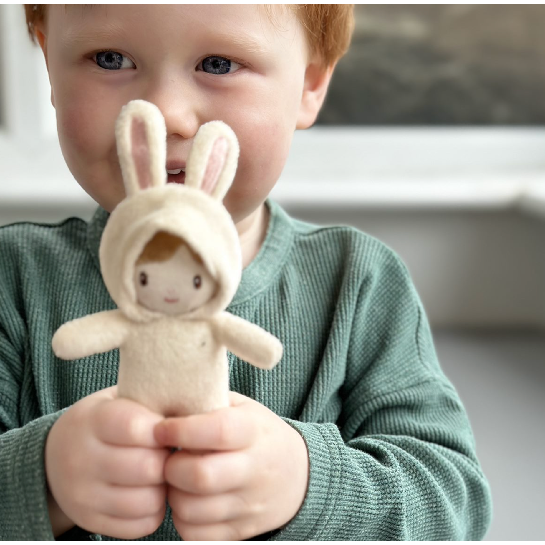 Threadbear design: cuddly doll binky bunny